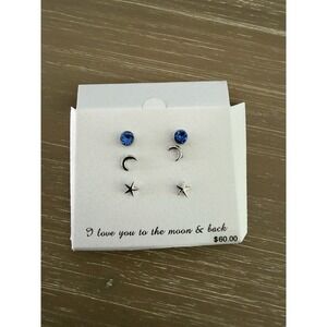 NEW Kohl's Charming Inspirations Swarovski Crystal Stud Earrings